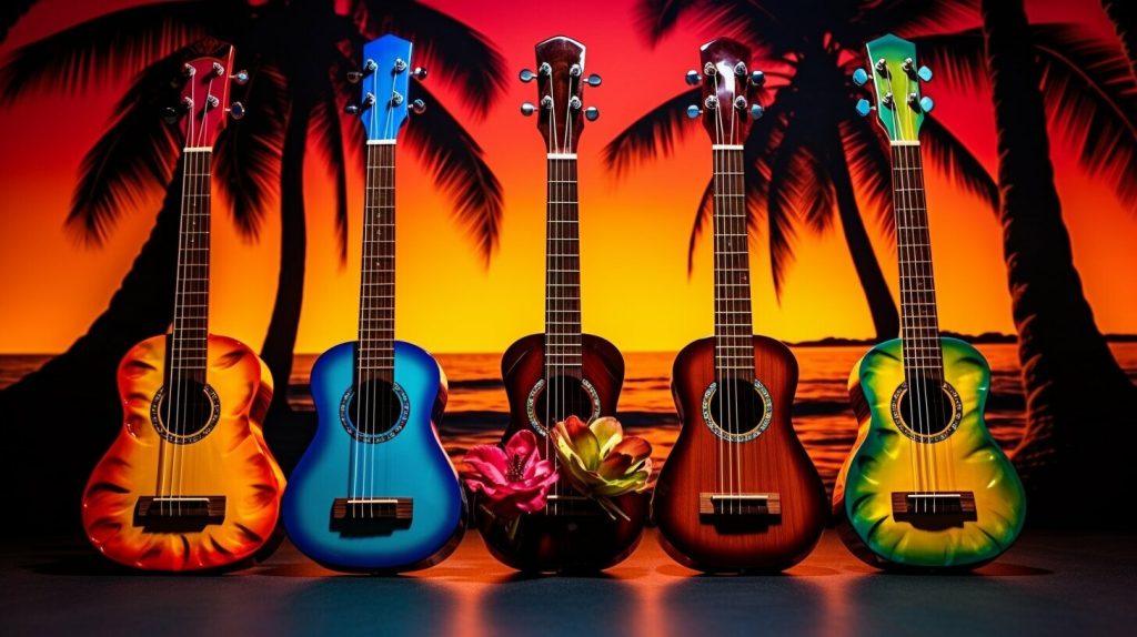 ukulele à quatre cordes